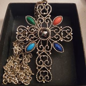 Vintage Avon Cross Necklace